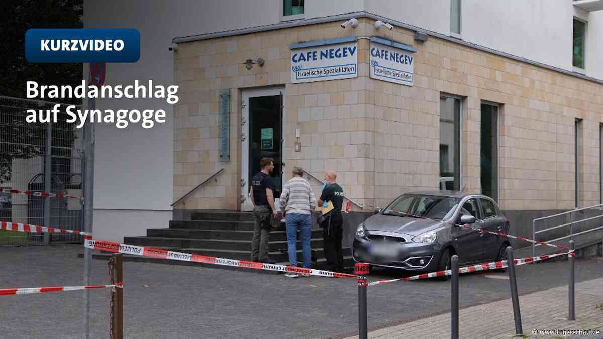 Anschlag auf Synagoge in NRW: Ermittler vermuten antisemitisches Motiv