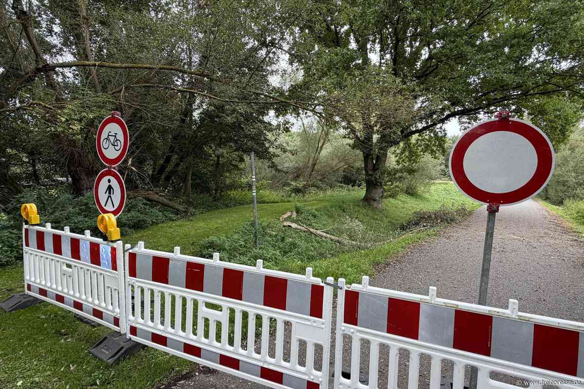 Frankenberg: Wege wegen Lebensgefahr gesperrt