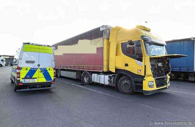 POL-OH: Sicherheitstag Schwerlastverkehr "Fernfahrerstammtisch" in Kirchheim - schwerwiegende Verstöße festgestellt