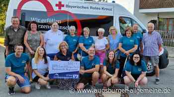 1000 Euro für das BRK Herzenswunsch-Hospizmobil