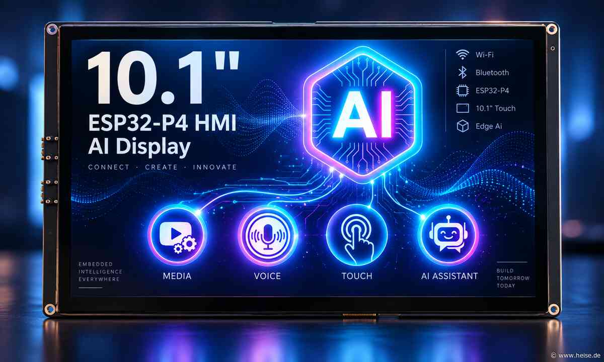 Das CrowPanel Advanced 10.1" ESP32-P4 als Smart Home Wetter-Display