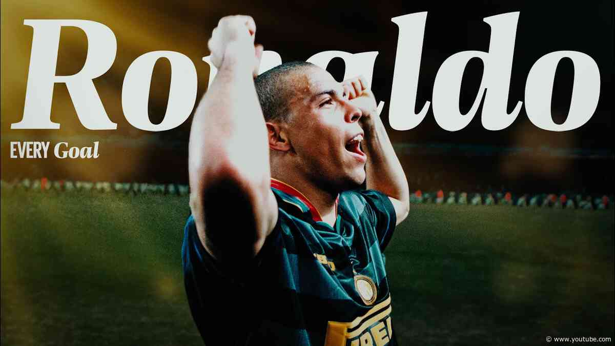 IL FENOMENO DIPINGEVA IN NERAZZURRO 🎨💙🖤 | ALL GOALS RONALDO 📹🇧🇷
