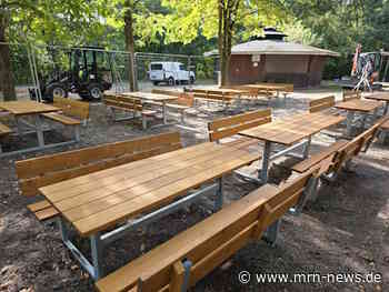 Schifferstadt – Neue Sitzgelegenheiten an der Grillhütte