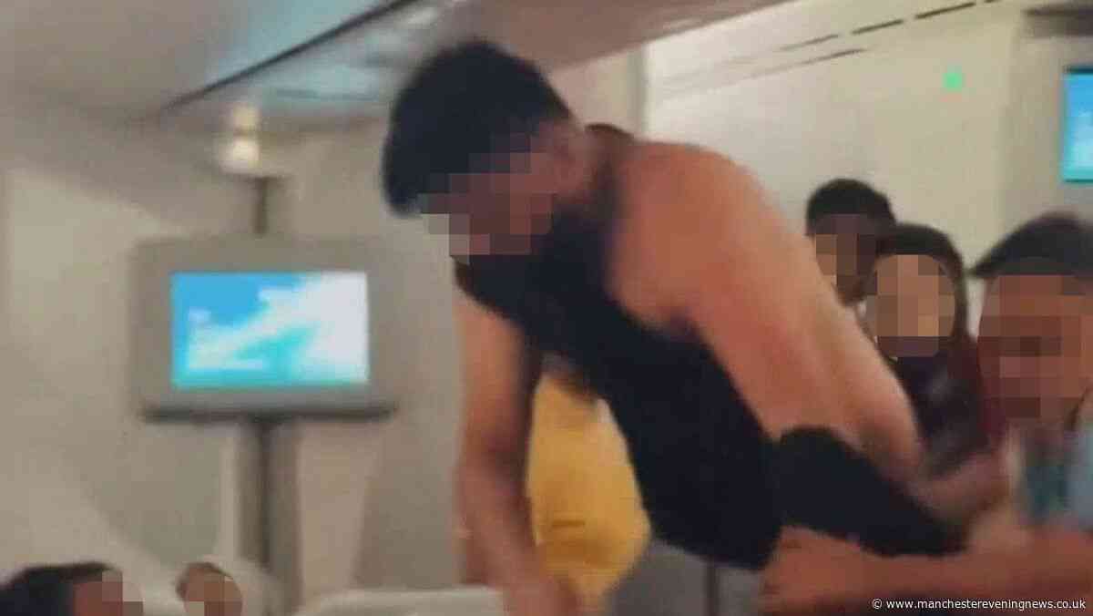 Punches thrown as mid-air brawl erupts on flight to UK in front of horrified families