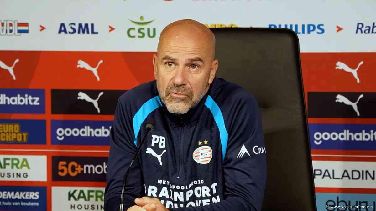 Bosz vindt gang van zaken rond PSV'er 'bijzonder': 'Hij heeft geen belletje gehad'