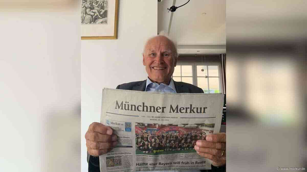 „Demokratie braucht die freie Presse“: Erwin Huber liest den Merkur seit 60 Jahren – und outet sich als Erst-Leser