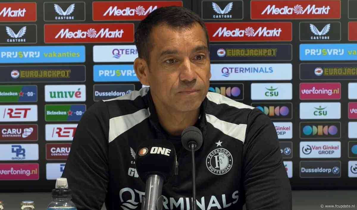 Van Bronckhorst gaat rouleren bij Feyenoord: 'Andere jongens moeten er ook staan'