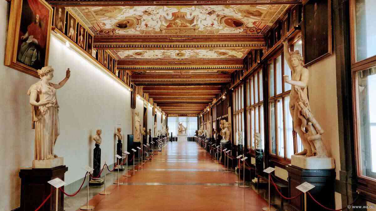 Unwetter über Florenz: Starkregen dringt in Uffizien ein