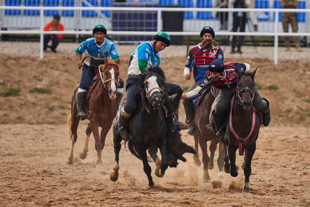 A wild ride: Columbia County man takes part in traditional Central Asian horse sport at World Nomad Games