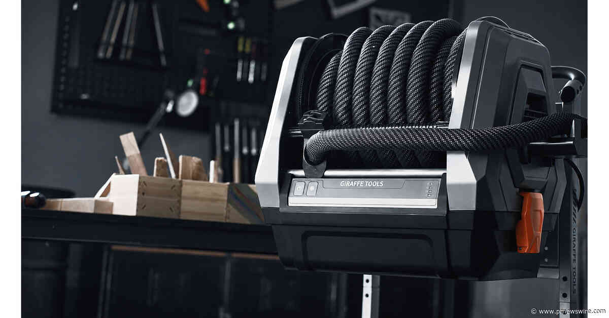 Giraffe Tools Launches GrandFlux™, a Wall-Mounted Vacuum System That Delivers Suction and Power Through One Retractable Hose