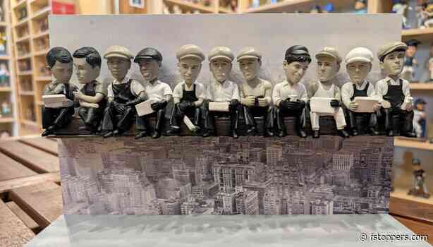 This Incredible 'Lunch Atop a Skyscraper' Bobblehead Puts All 11 Ironworkers on a Beam, Limited to 1,932 Pieces