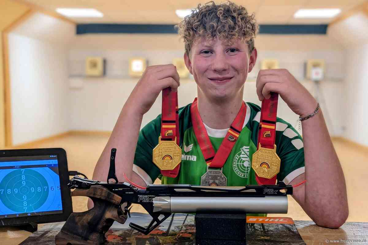 Deutscher Meister: Junger Sportschütze aus dem Erzgebirge träumt von Olympia