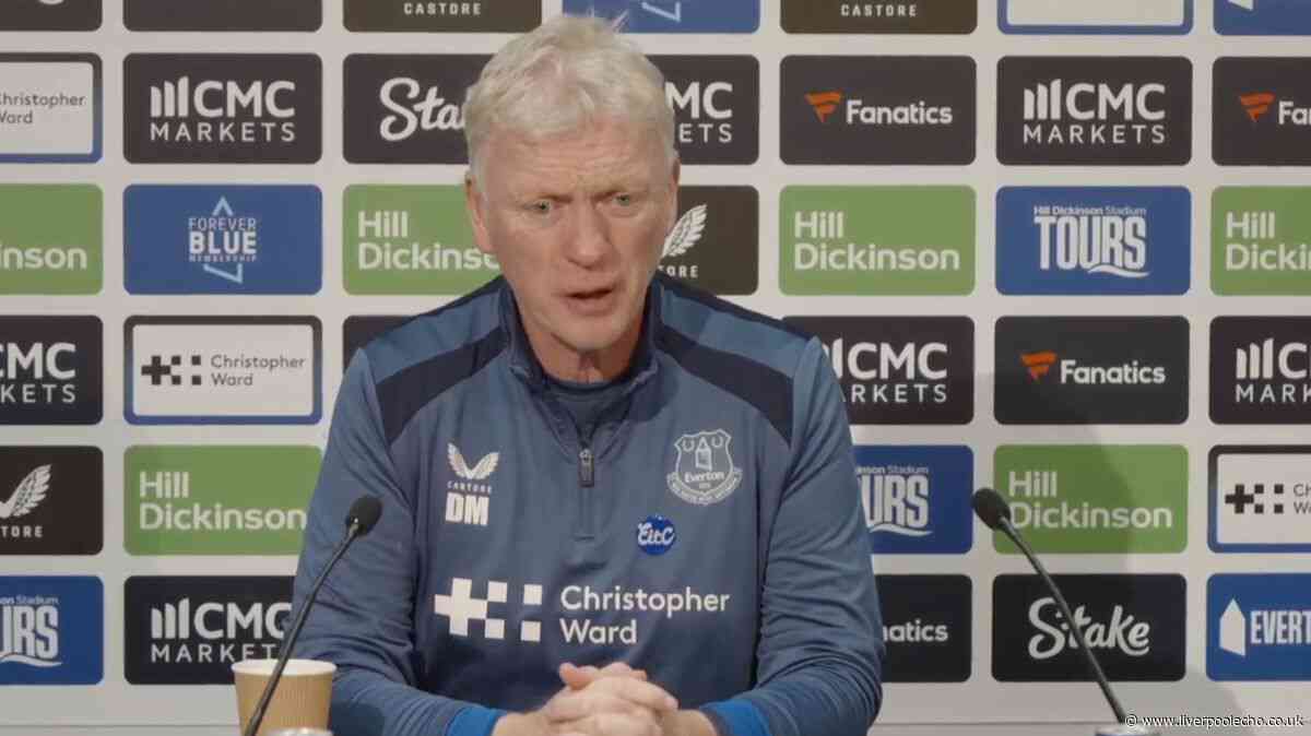 David Moyes sends Thomas Tuchel message over Jarrad Branthwaite and gives Everton injury update