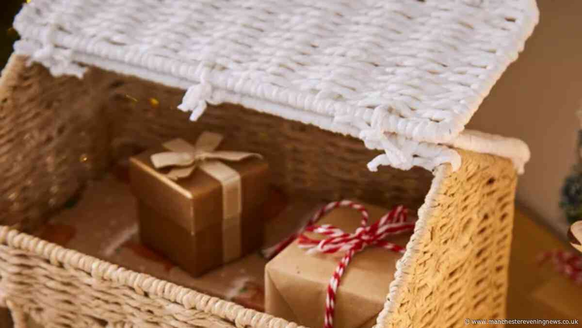 Dunelm's 'gorgeous' Christmas decoration doubles up as a clever storage solution
