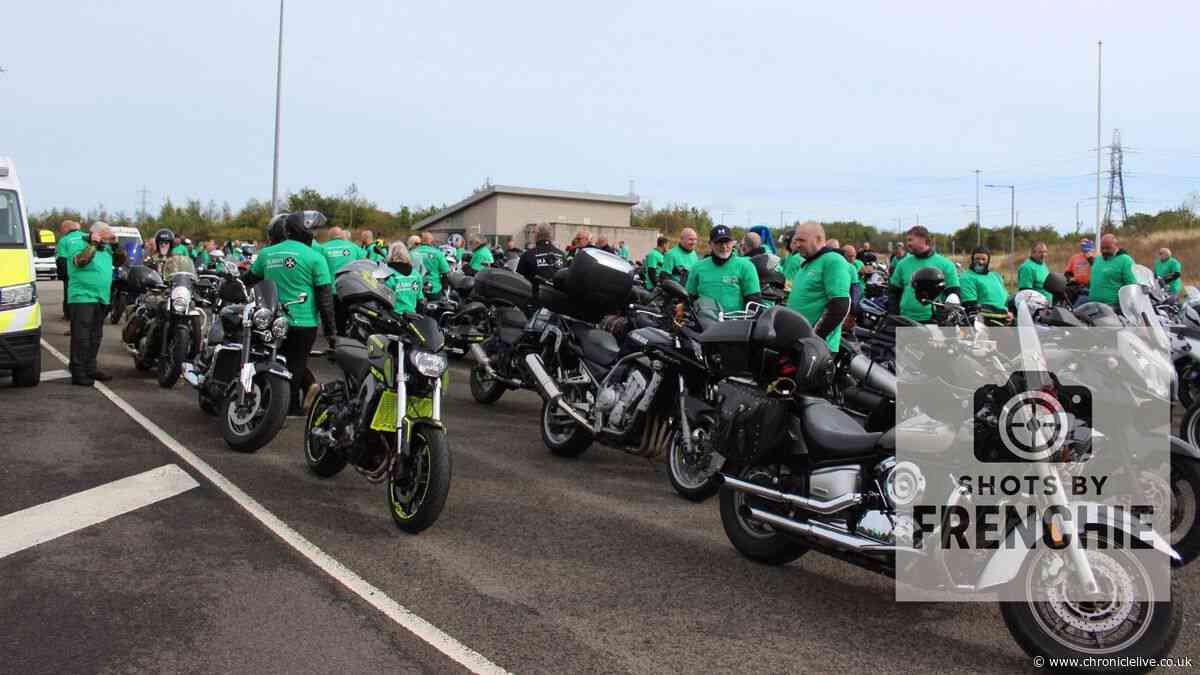 Special reason hundreds of motorbikes will travel in convoy through the Tyne Tunnel