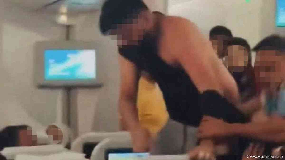 Punches thrown as mid-air brawl erupts on flight to UK