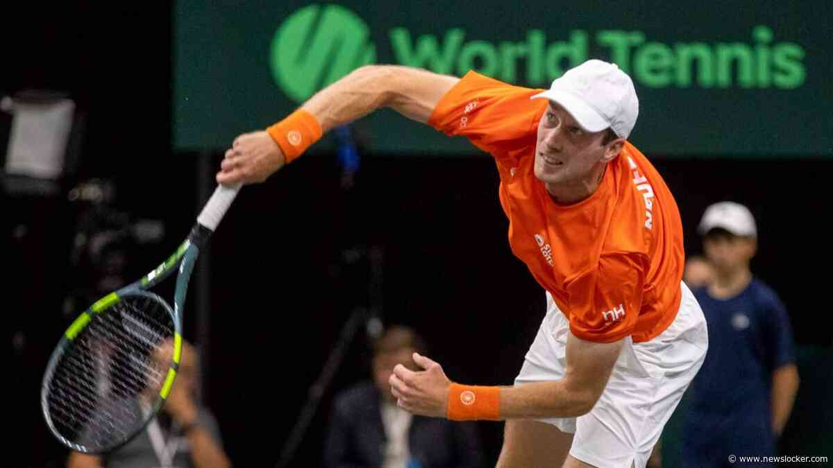 Botic van de Zandschulp zet Nederland na zwaarbevochten zege op voorsprong tijdens Davis Cup ontmoeting met Colombia