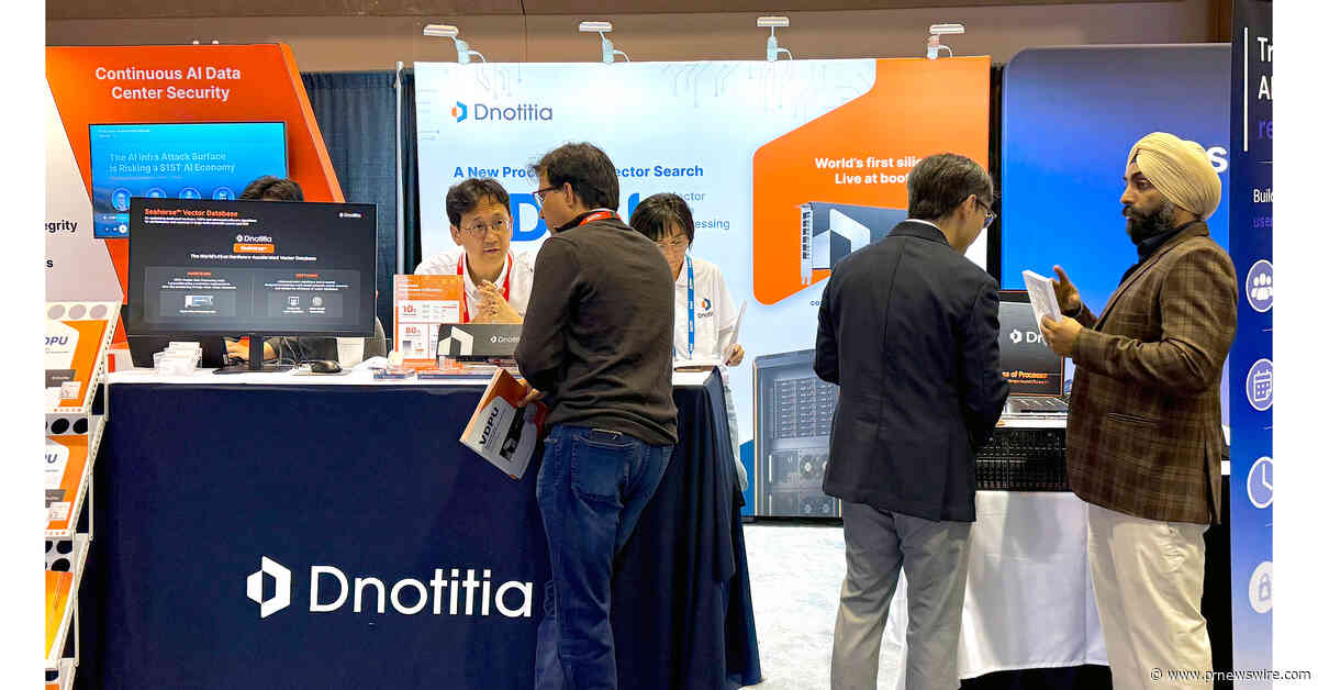 Dnotitia Brings Dedicated Vector Silicon to Server Scale at AI Infra Summit 2026