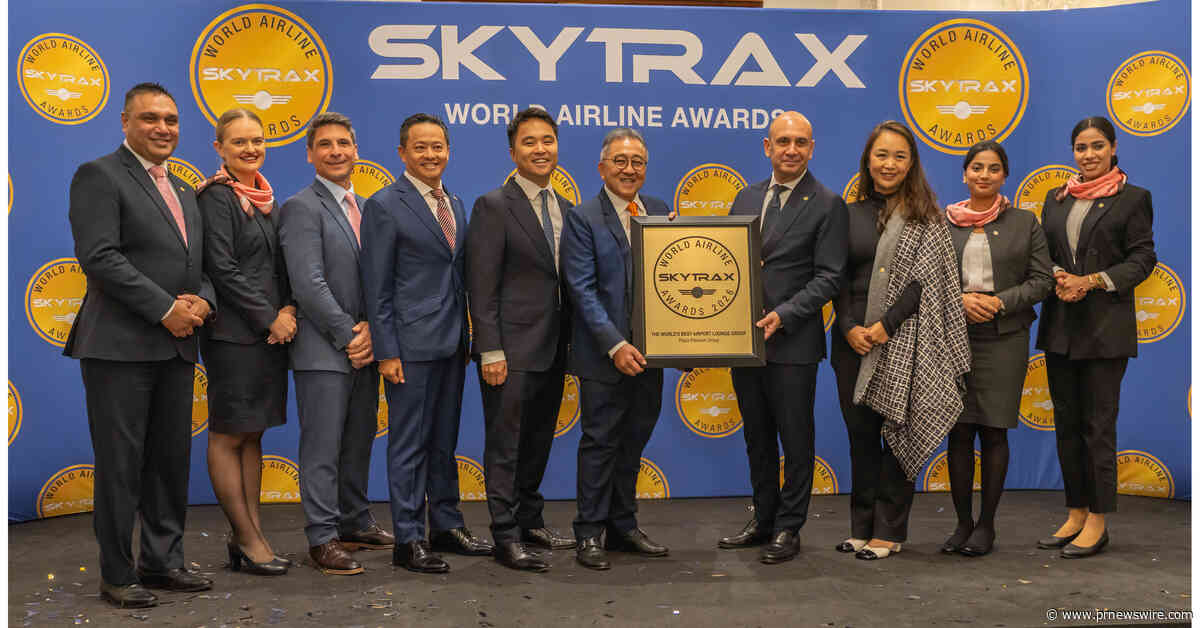 Plaza Premium Group Wins the World's Best Airport Lounge Group, Marking a Decade of Skytrax Wins