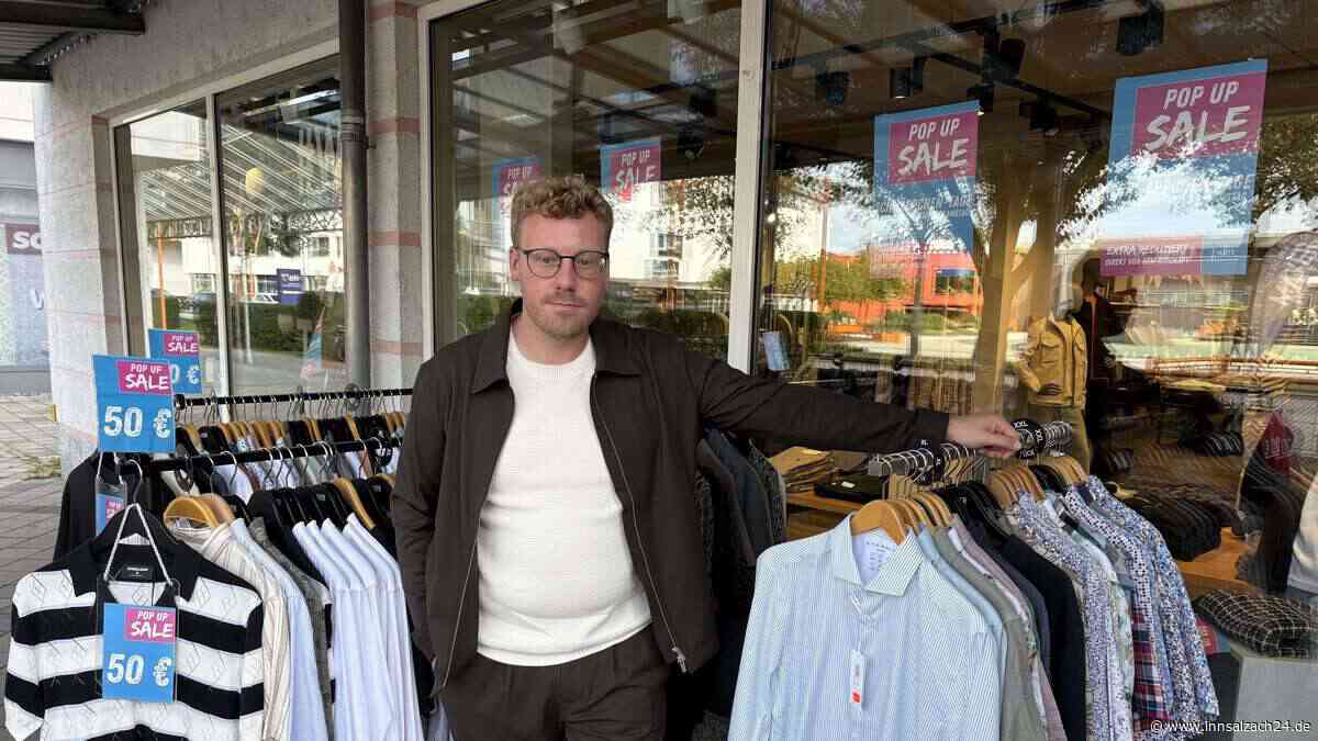 Am hellichten Tag mitten in Burghausen: Dieb klaut kompletten Kleiderständer vor Modegeschäft
