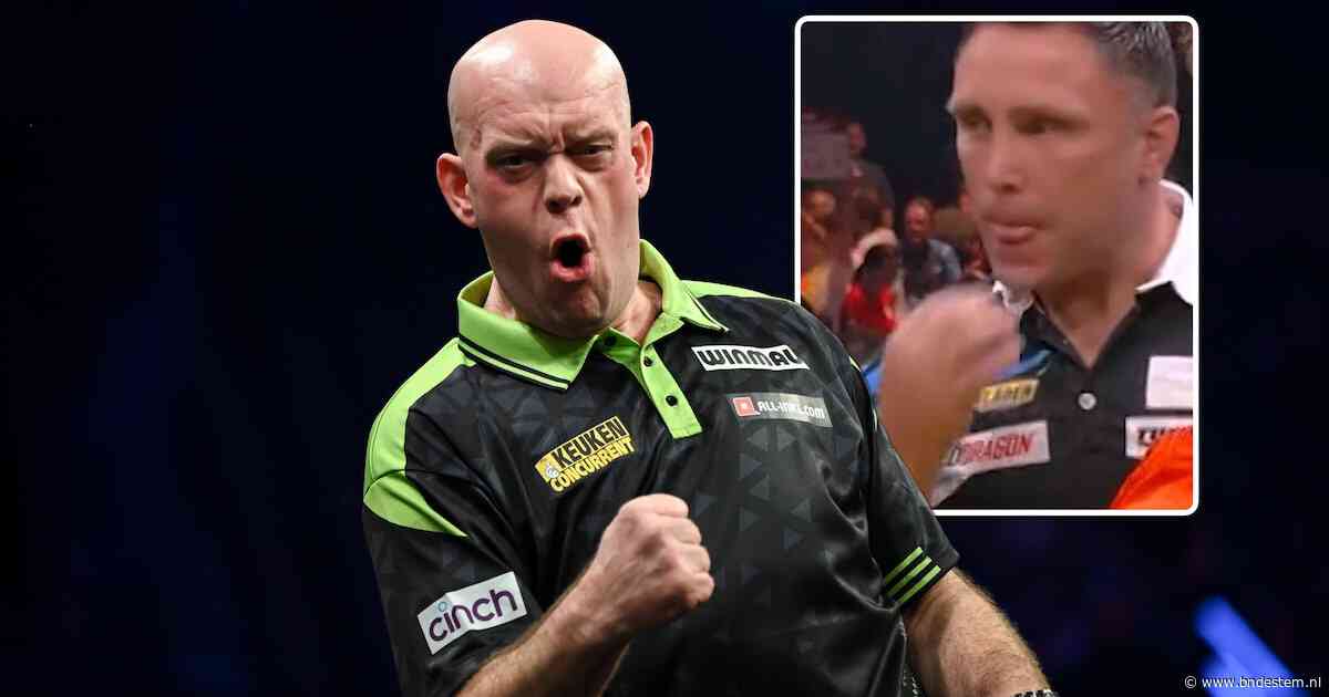 ‘Gerwyn Price doet het ook altijd, die viezerik’: Michael van Gerwen deelt ergernis over ‘walgelijke’ rituelen van tegenstanders