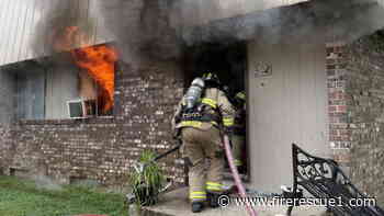 Photo of the Week: Initial attack at Iowa townhome fire