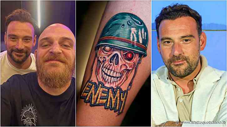 Giovanni Manna e il teschio in omaggio a Noyz Narcos: virali le foto del nuovo tatuaggio del ds del Napoli