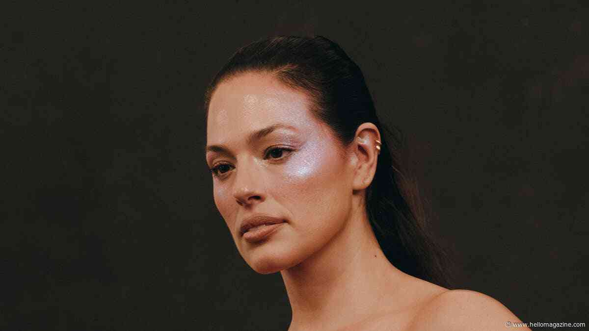 Ashley Graham showcases incredible curves in plunging satin dress inside luxurious NYC apartment