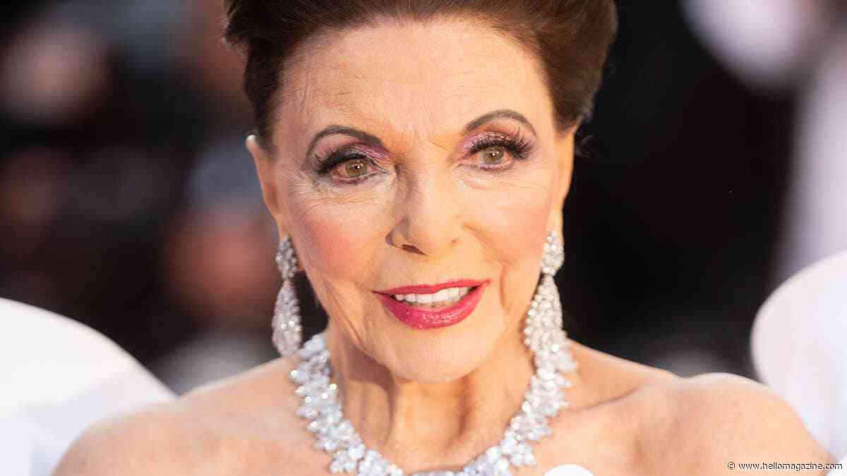 Joan Collins, 93, wears £40 M&S top back-to-front - and it's her most stylish look yet
