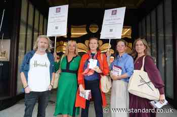 Al Fayed survivors protest outside Harrods after ‘silence and delay’ from store
