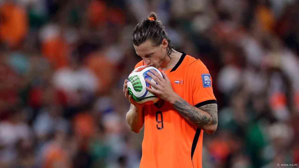 Weghorst zat al niet bij voorselectie: 'Ik zal nooit bedanken voor Oranje'
