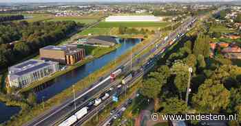 Uur in de file door onwelwording op A59 tussen Terheijden en Waspik, ook veel vertraging op A58