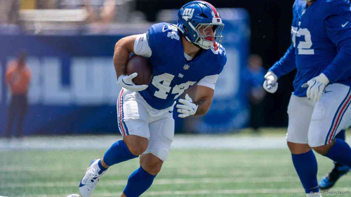Giants Cam Skattebo makes epic arrival to MetLife ahead of SNF, addresses the viral video