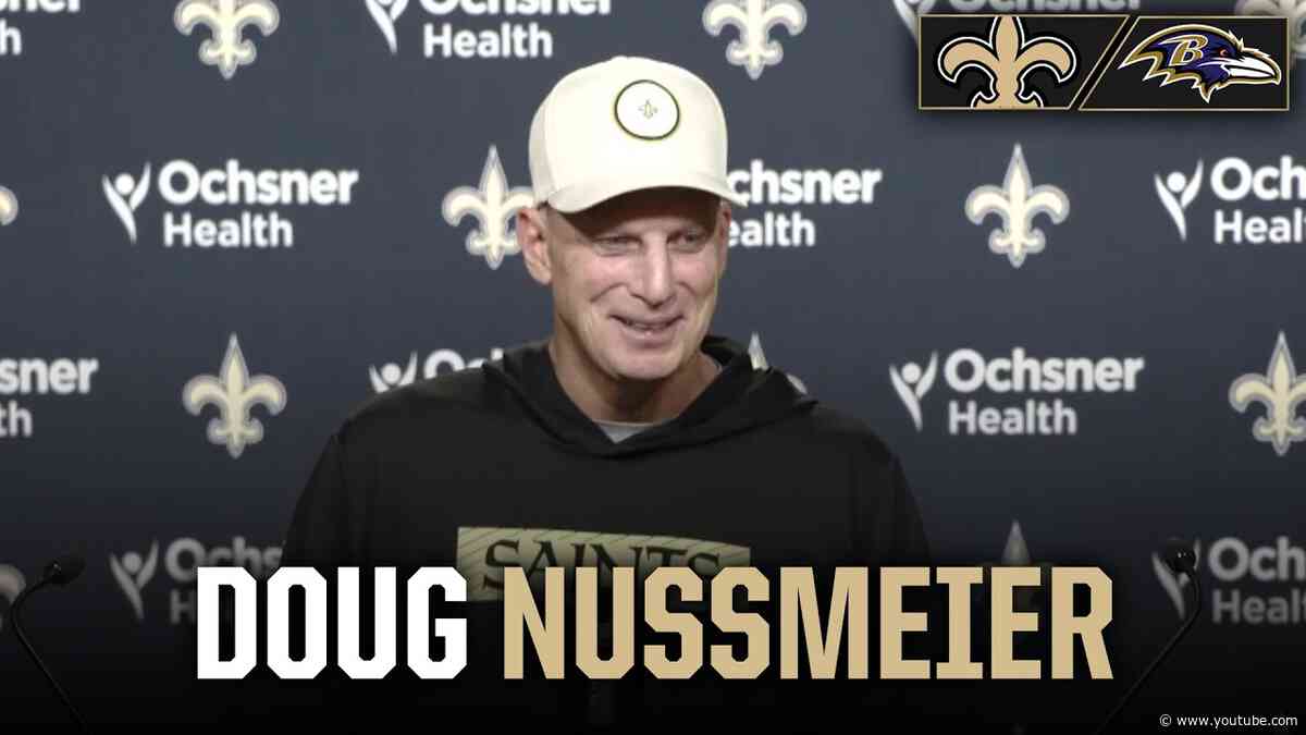 Doug Nussmeier on Devaughn Vele, starting fast | Saints vs. Ravens 2026 NFL Week 2