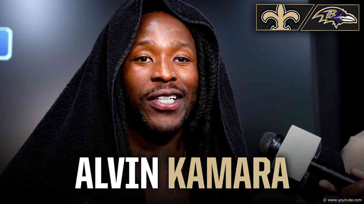 Alvin Kamara on return from injury, rushing attack | Saints vs. Ravens 2026 NFL Week 2