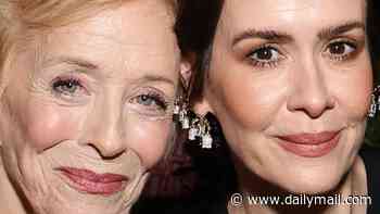 Sarah Paulson, 51, and partner Holland Taylor, 83, put on loved-up display during rare red carpet... after marking 11 year anniversary
