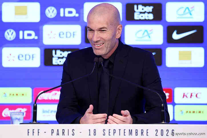 💥Zidane starts as France boss with a revolutionary squad