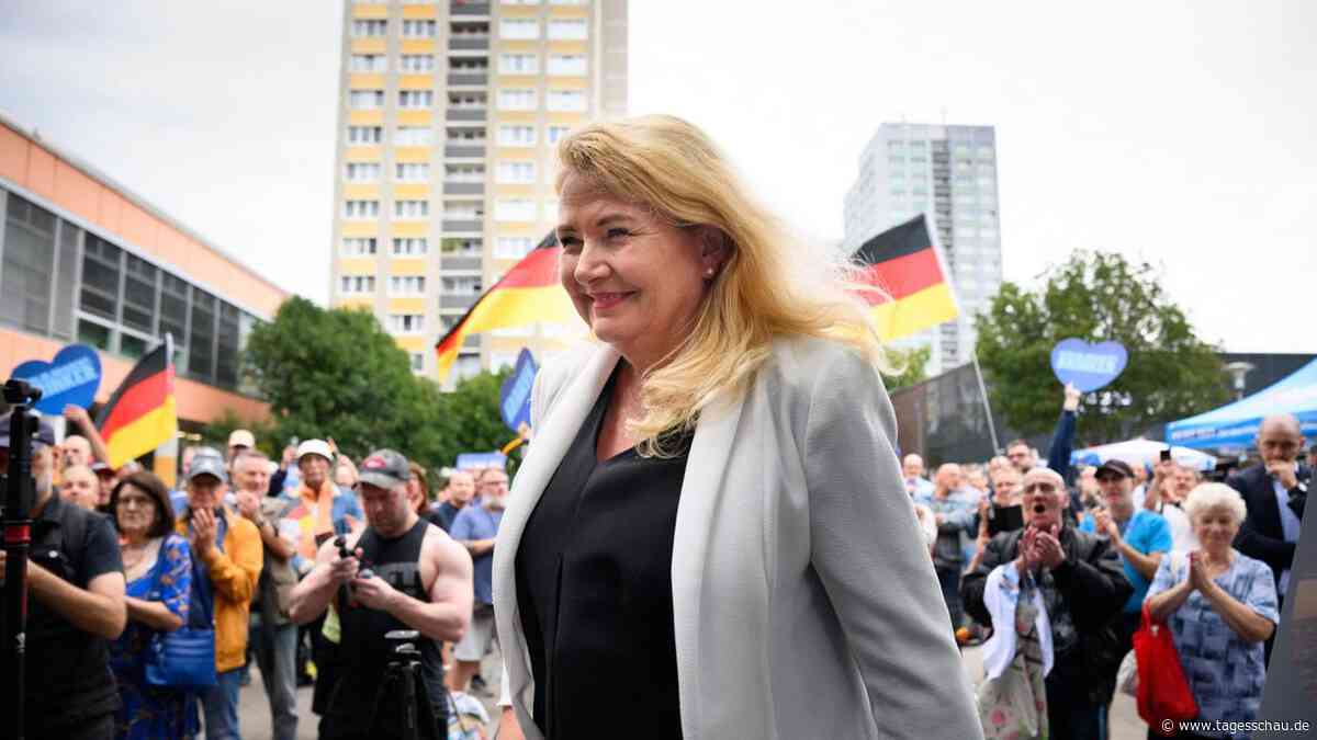 Berlin-Wahl - Kristin Brinker von der AfD: Spitzenkandidatin ohne Regierungschancen