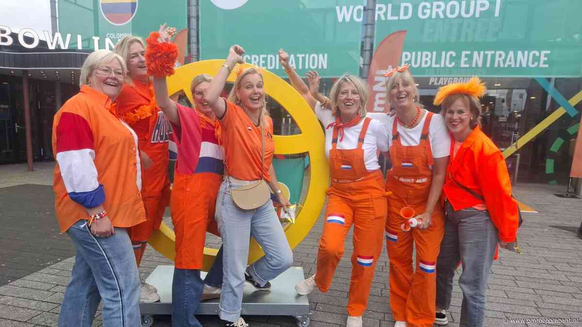 Oranjegekte bij Davis Cup in Den Bosch: 'Intimiderend op positieve manier'