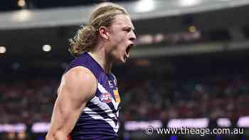 Dockers storm into grand final after SCG thriller, but star of the show calls his goal ‘a fluke’