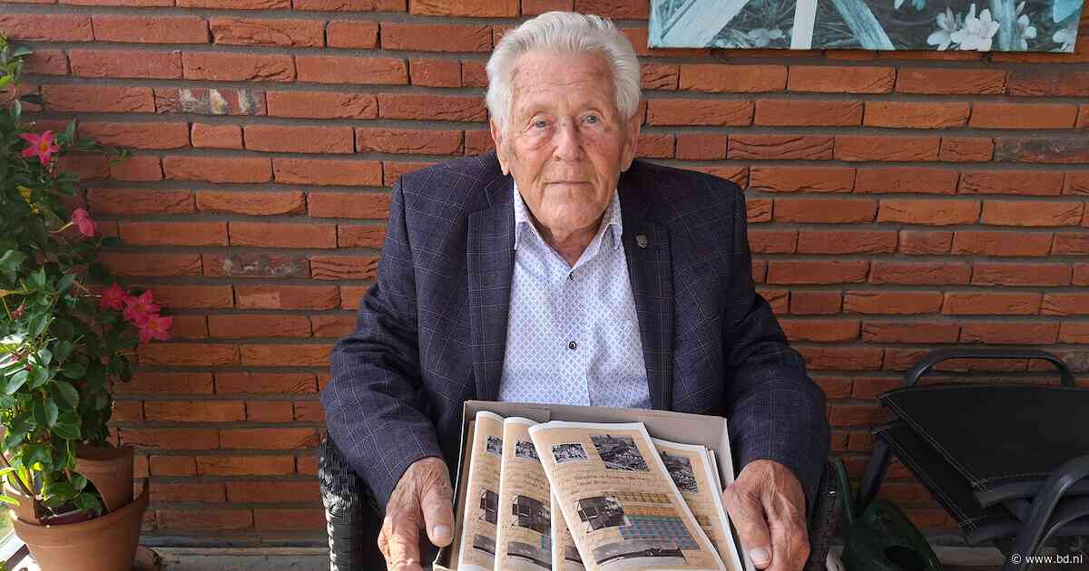 Een tank tegen het tuinhekje en dwangarbeid in Duitsland: Jan de Witte (98) blijft zijn oorlogsverhalen doorgeven