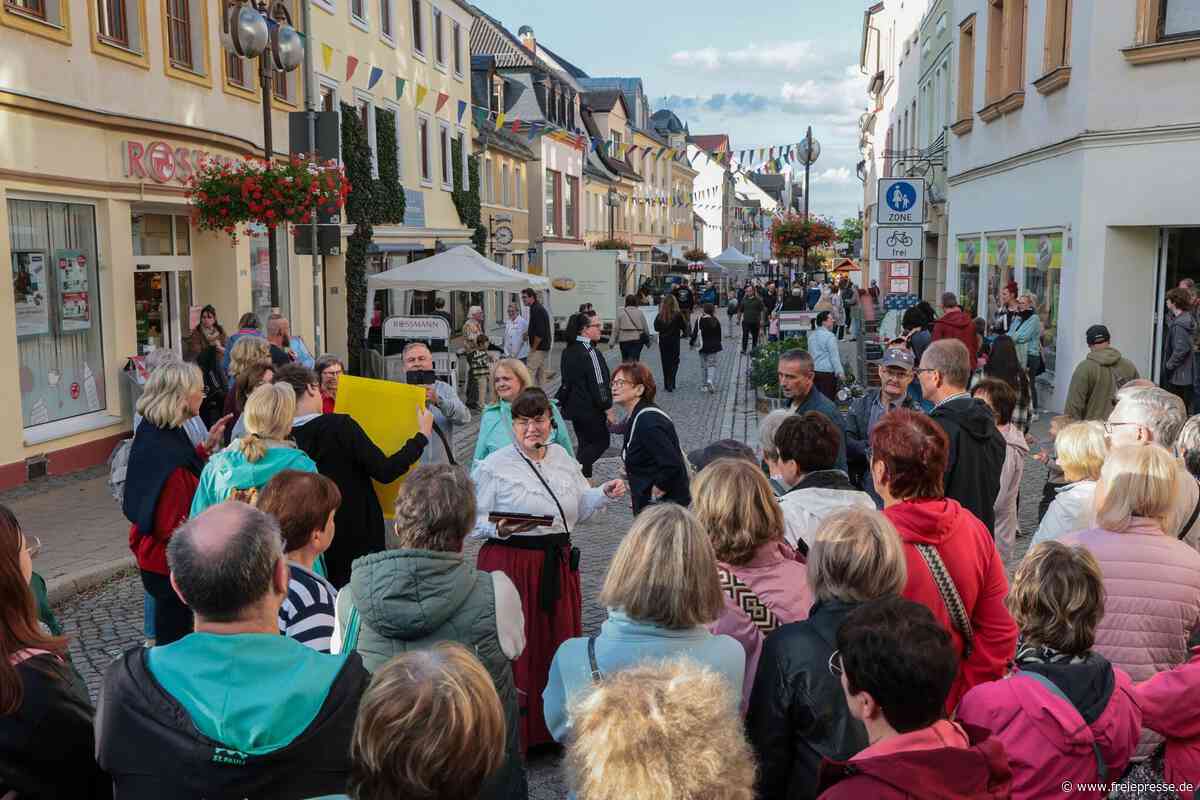 Sternennacht in Glauchau: Musik und Kulinarisches locken viele Leute in die Innenstadt