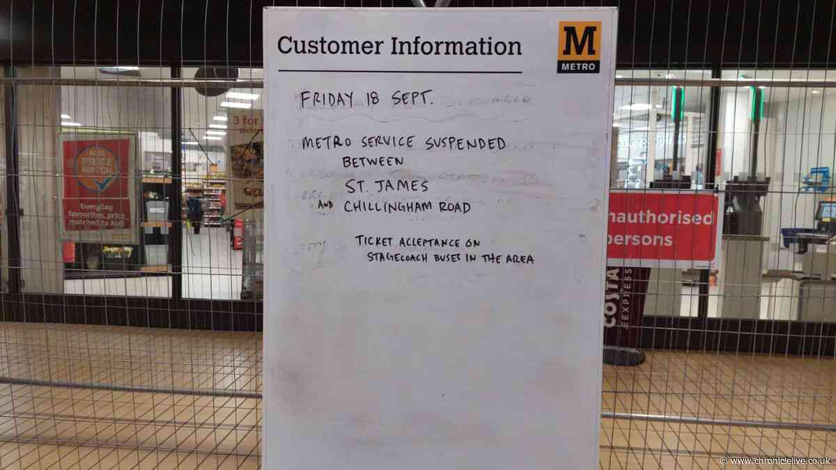 Nexus statement as Tyne and Wear Metro suspension to remain in place for 'a few more hours'