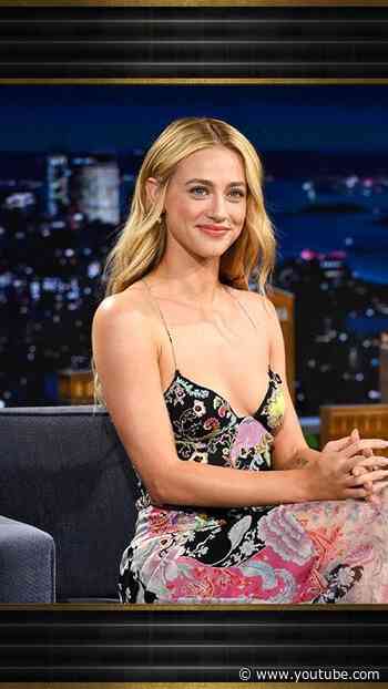 #LiliReinhart was on so much nausea medication in #BTS’ “SWIM” music video 😭 #FallonTonight