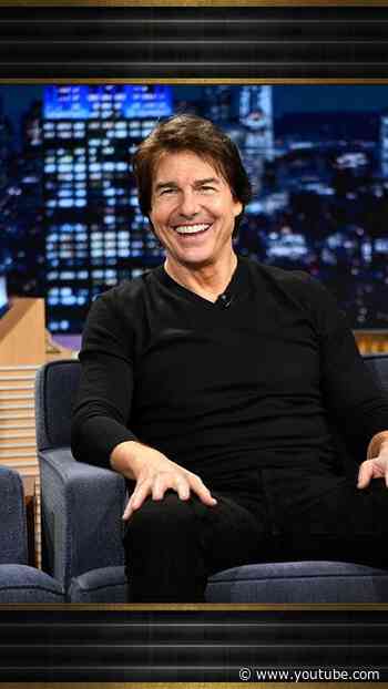 #TomCruise reveals what he & #TaylorSwift were chatting about at the #Chiefs game 👀 #FallonTonight