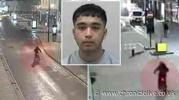 CCTV footage of electric bike menace speeding around Newcastle before badly injuring woman