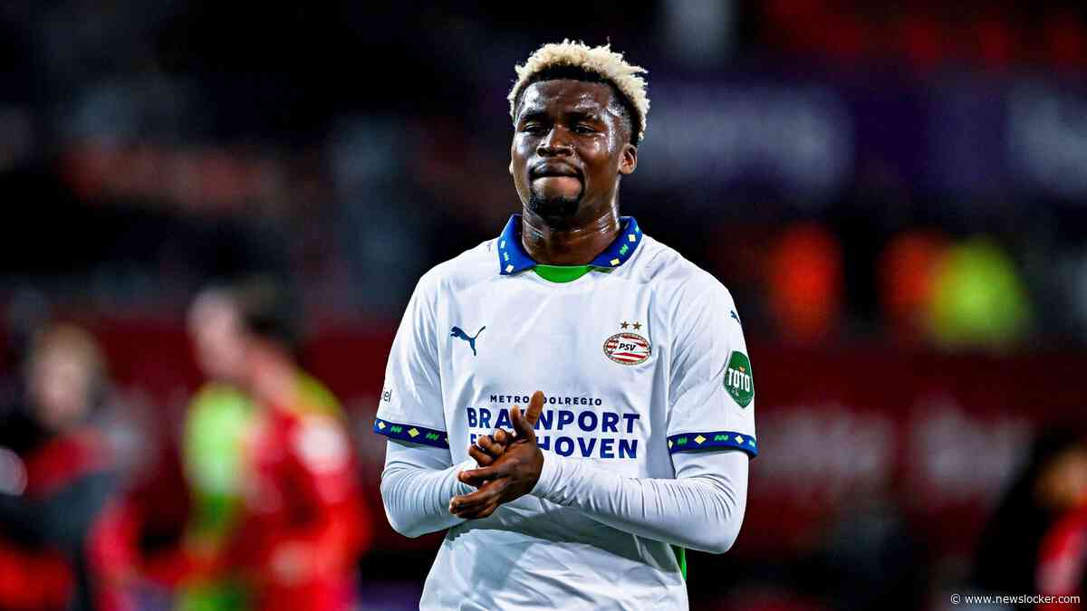 Adamo Nagalo dit seizoen niet meer in actie voor PSV vanwege een medisch probleem