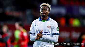 Adamo Nagalo dit seizoen niet meer in actie voor PSV vanwege een medisch probleem