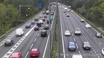 Broken down vehicle on M4 caused long delays near Newport