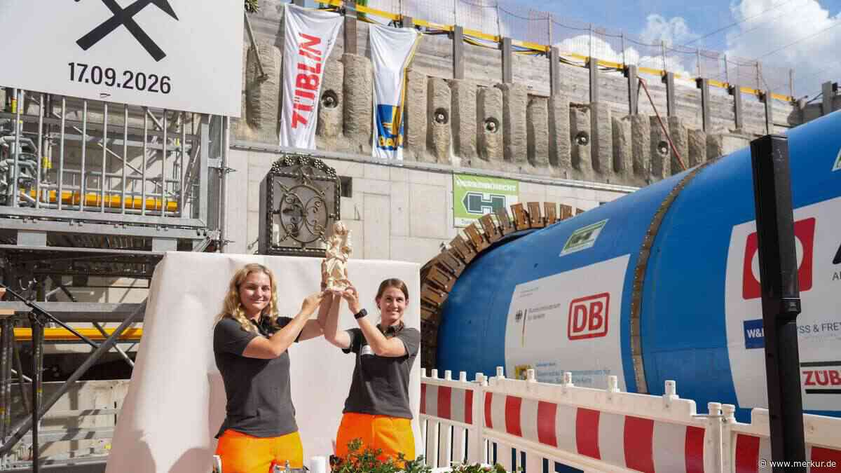 Der erste Stammstrecken-Bohrer läuft in München – gewaltige Menge an Aushub fällt an